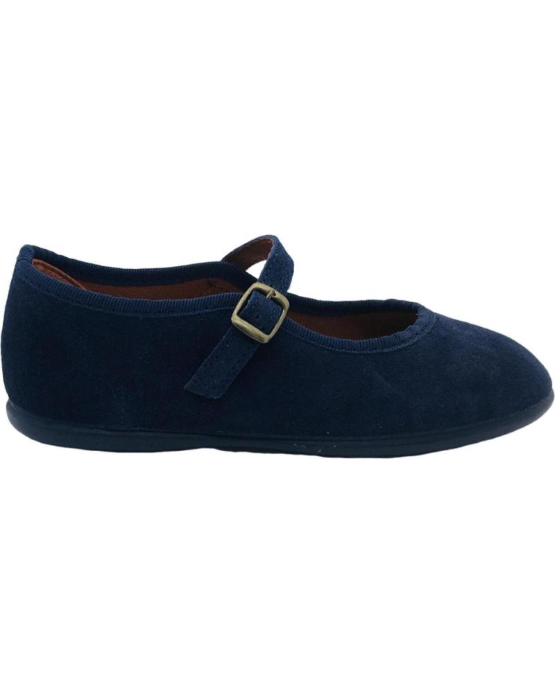 CHUCHES 9030-S RIB 00 - BABIES FILLE COULEUR MARINE MARINO