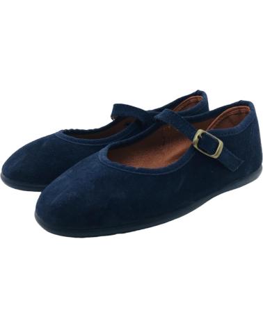 CHUCHES 9030-S RIB 00 - BABIES FILLE COULEUR MARINE MARINO