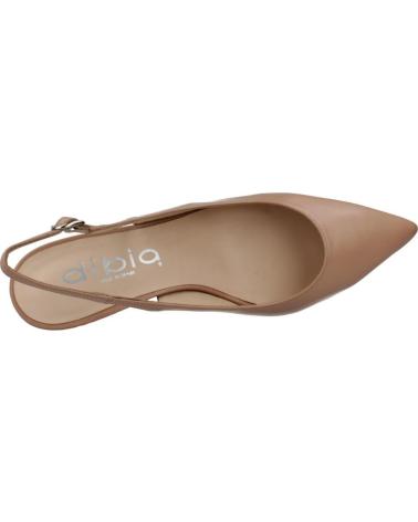 DIBIA SALONES DESTALONADOS DIBIA 14100D CON TACÓN MEDIO NUDE