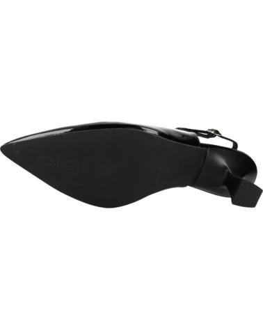DIBIA ZAPATO SALÓN DESTALONADO TACÓN ESCULTURAL MODELO 14100D NEGRO