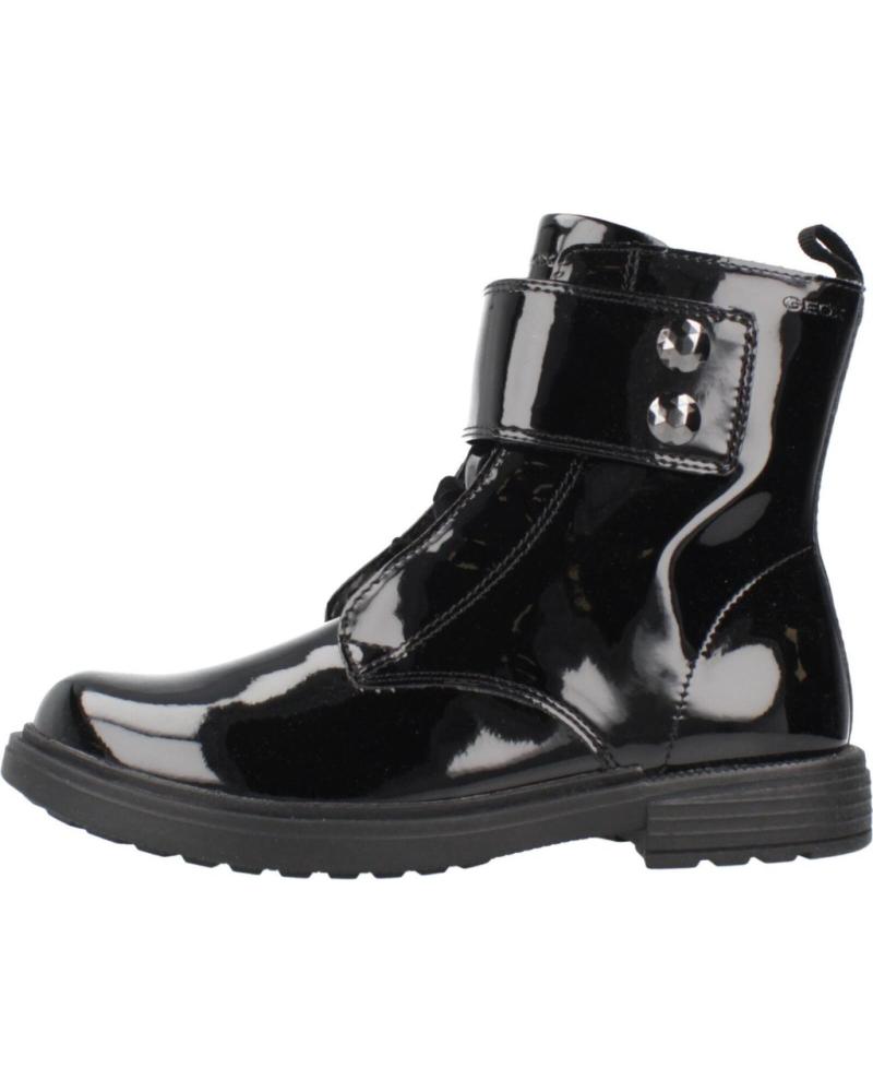 STIVALI GEOX ECLAIR GIRL C9999 NERO VERNICE PER BAMBINA C9999