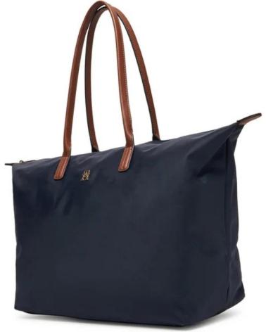 BORSA TOTE TOMMY HILFIGER POPETTE MAXI TOTE BLU MARINO DW6 DW6