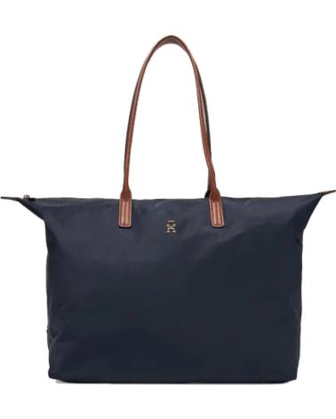BORSA TOTE TOMMY HILFIGER POPETTE MAXI TOTE BLU MARINO DW6 DW6