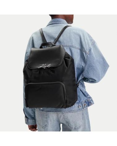 Startseite-KARL-LAGERFELD-MOCHILAS-MUJER-MODELO-SIGNATURE-NYLON-MD-BACKP-COLOR-NEGRO-B-BLKNKL