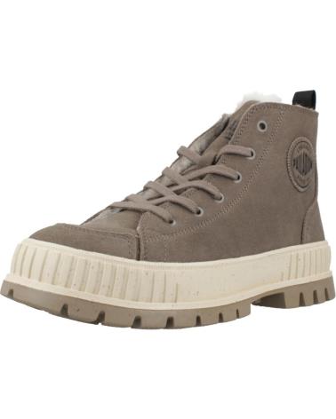 PALLADIUM PALLASHOCK ZIP GREY - URBAN ZIPPER ANKLE BOOT FOR WOMEN ROCKS