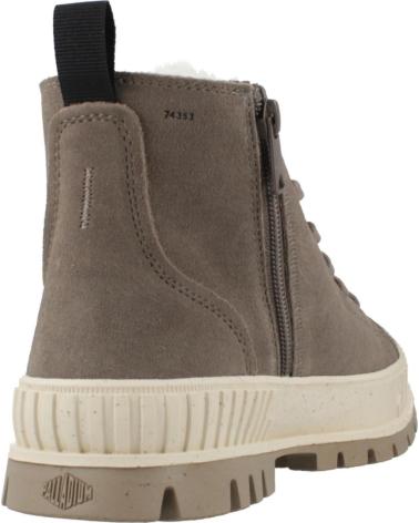 PALLADIUM PALLASHOCK ZIP GREY - URBAN ZIPPER ANKLE BOOT FOR WOMEN ROCKS