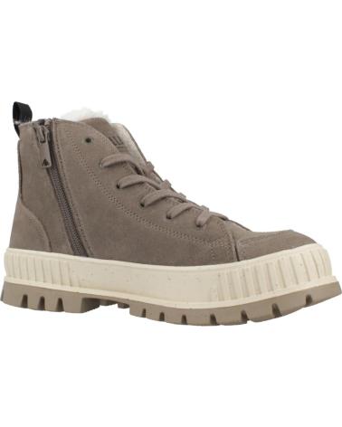 PALLADIUM PALLASHOCK ZIP GREY - URBAN ZIPPER ANKLE BOOT FOR WOMEN ROCKS