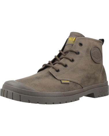 PALLADIUM PAMPA SP20 HI WAX ANKLE BOOTS IN BROWN BROWN