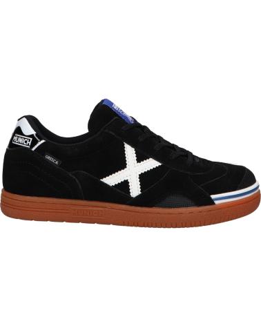 Woman and girl and boy Trainers MUNICH 1500322 GRESCA KID 322 NEGRO