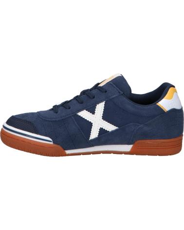 Woman and girl and boy Trainers MUNICH 1500323 GRESCA KID 323 AZUL