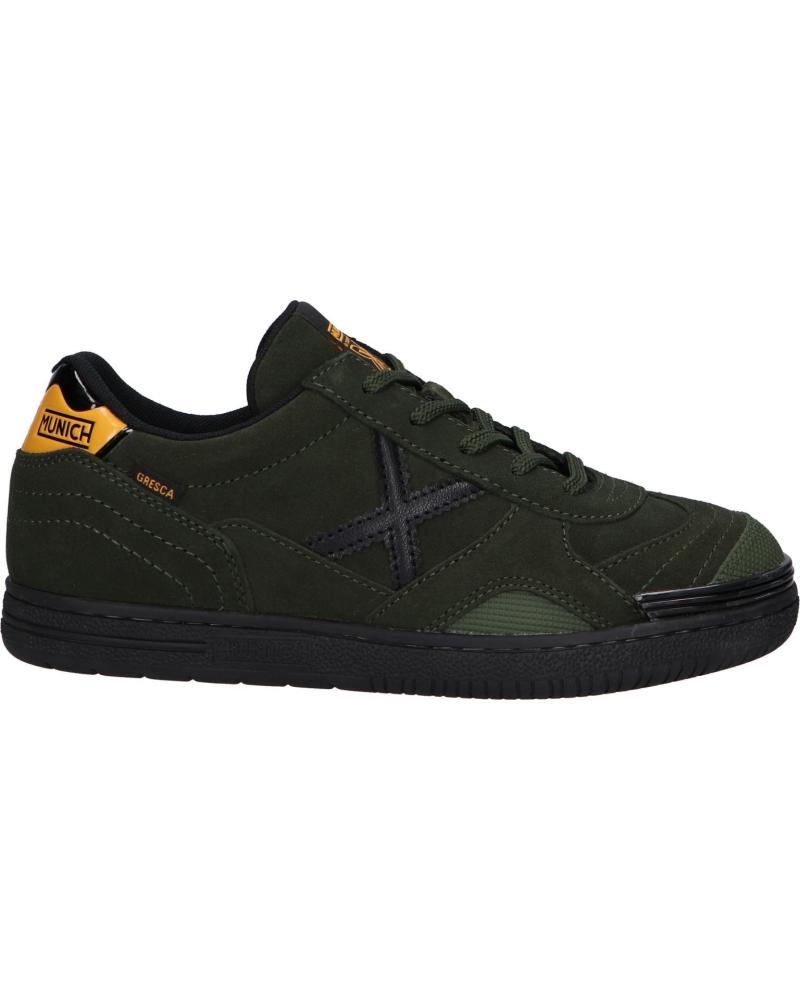 MUNICH GRESCA KID 324 HALLENFUSSBALLSCHUHE GRÜN - MODELL 1500324 324 VERDE