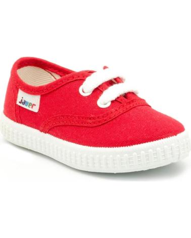 SNEAKERS IN TELA JAVER ROSSE CON LACCI MODELLO VICTORIA 60 ROJO