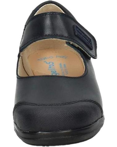 ANGELITOS SCARPE MARY JANE IN PELLE RINFORZATA MODELLO 463 BLU MARINO AZUL