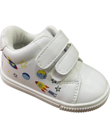 BARFUSS-SNEAKER BUBBLE BOBBLE C1358 WEISS BLANCO