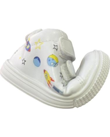 BARFUSS-SNEAKER BUBBLE BOBBLE C1358 WEISS BLANCO