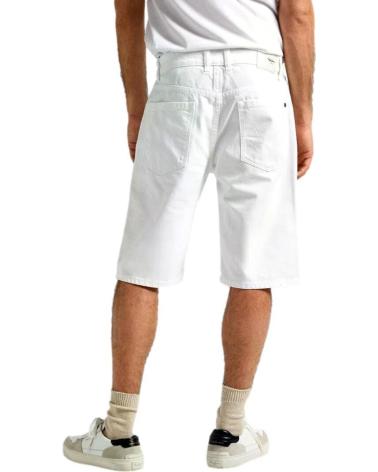 PEPE JEANS BERMUDA SLIM BIANCO PM801075TC3 BLANCO