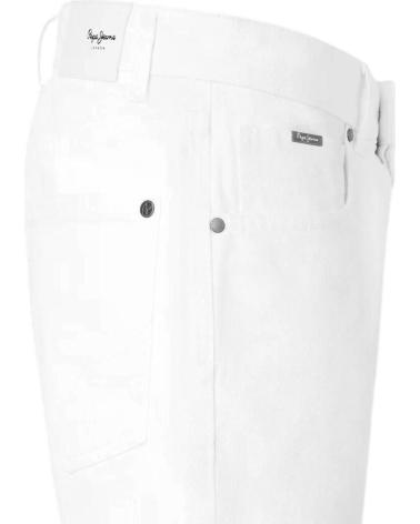PEPE JEANS BERMUDA SLIM BIANCO PM801075TC3 BLANCO