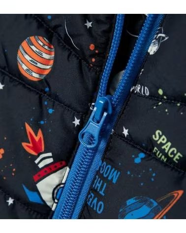 NAME IT CHALECO ACOLCHADO CON ESTAMPADO ESPACIAL PARA NIÑO NAME IT AZUL MARINO