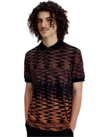Inizio-FRED-PERRY-POLO-CON-GRAFITI-M7732-NEGRO