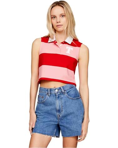 Inizio-TOMMY-JEANS-POLO-LETTERMAN-SIN-MANGAS-DW0DW17764-ROJO