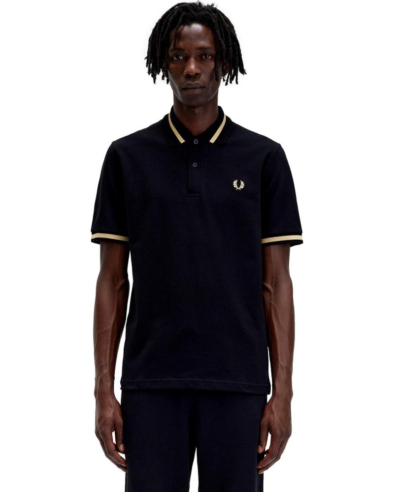 POLO FRED PERRY M2 NERO NEGRO