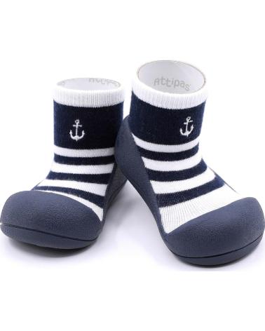 ATTIPAS NEW MARINE NM02 BLU - SCARPE PRIMI PASSI STILE MARINO AZUL