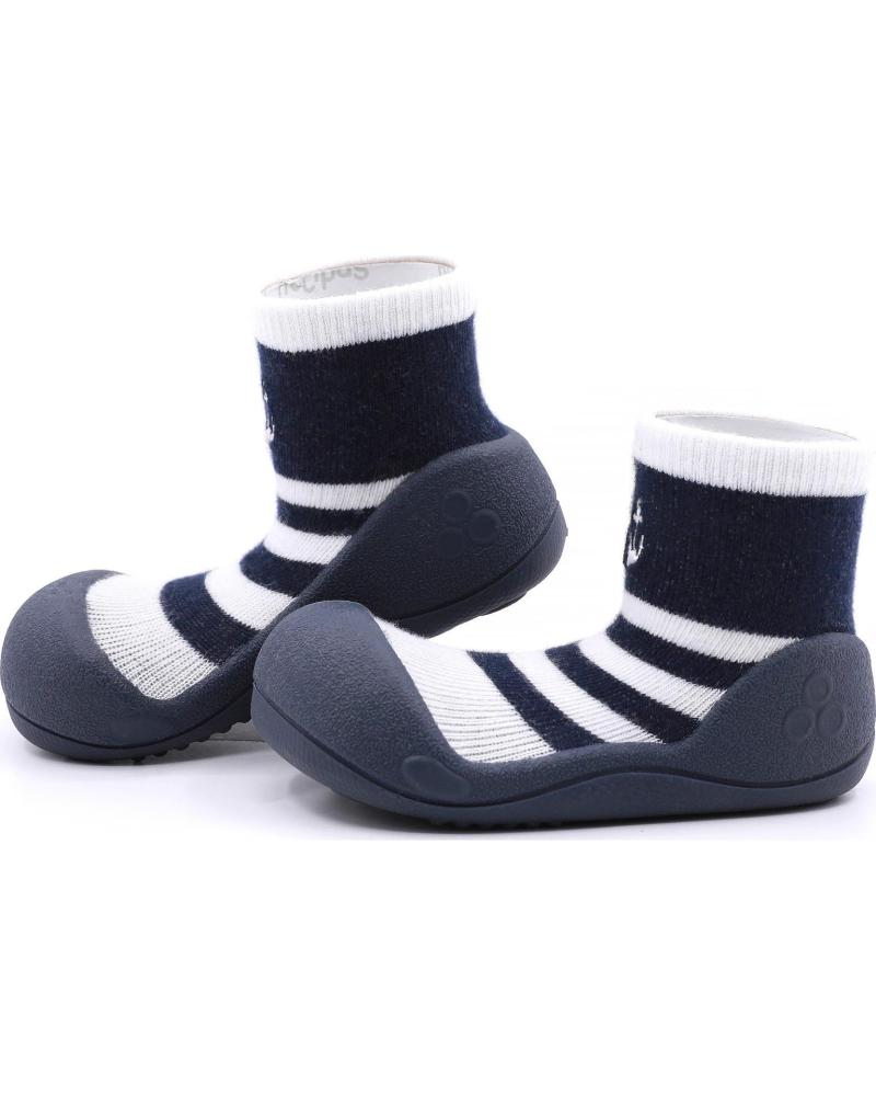 ATTIPAS NEW MARINE NM02 BLU - SCARPE PRIMI PASSI STILE MARINO AZUL