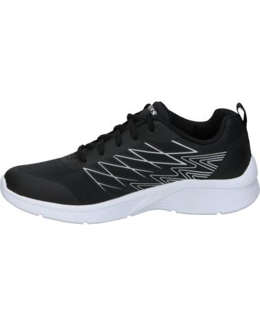 SCARPE SKECHERS MICROSPEC 403769L BKSL NERE NEGRO