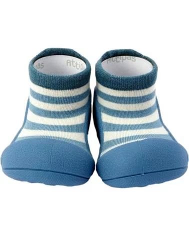 ATTIPAS BOTITAS PRIMEROS PASOS STRIPE BLUE STR0101 AZUL
