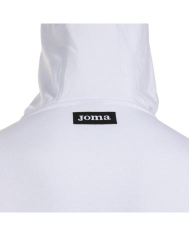 FELPA CON CAPPUCCIO JOMA ICONO STREET BIANCA E NERA BLANCO