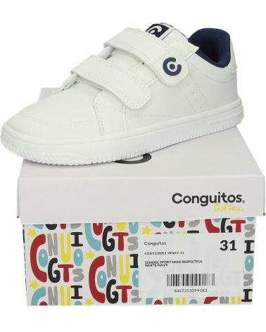 Inizio-CONGUITOS-SCARPE DA GINNASTICA CONGUITOS COSH328001 BIANCHE-BLANCO