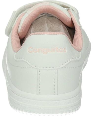 Inizio-CONGUITOS-SCARPE DA GINNASTICA CONGUITOS COSH328001 BIANCHE E ROSA-BLANCO-ROSA