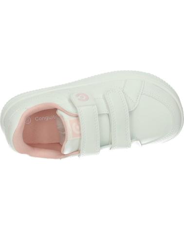 Inizio-CONGUITOS-SCARPE DA GINNASTICA CONGUITOS COSH328001 BIANCHE E ROSA-BLANCO-ROSA
