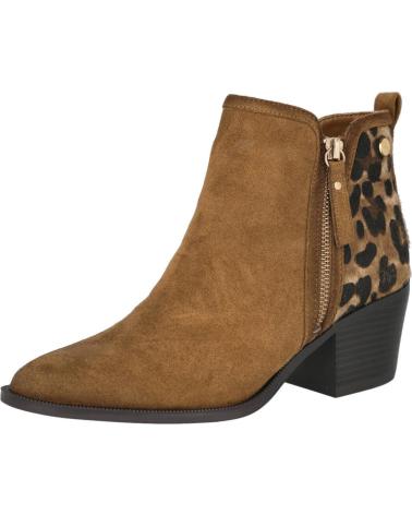 STIVALETTO CON TACCO XTI 144647 CAMMELLO CON STAMPA ANIMALIER DA DONNA CAMEL
