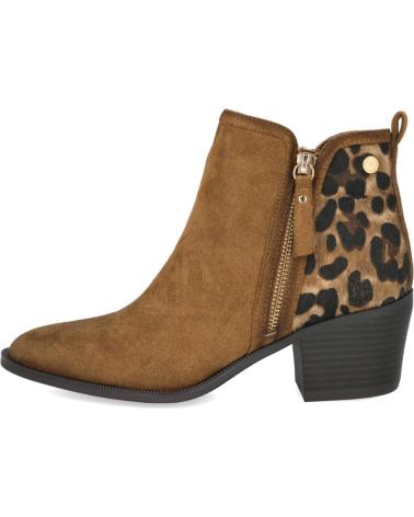 STIVALETTO CON TACCO XTI 144647 CAMMELLO CON STAMPA ANIMALIER DA DONNA CAMEL