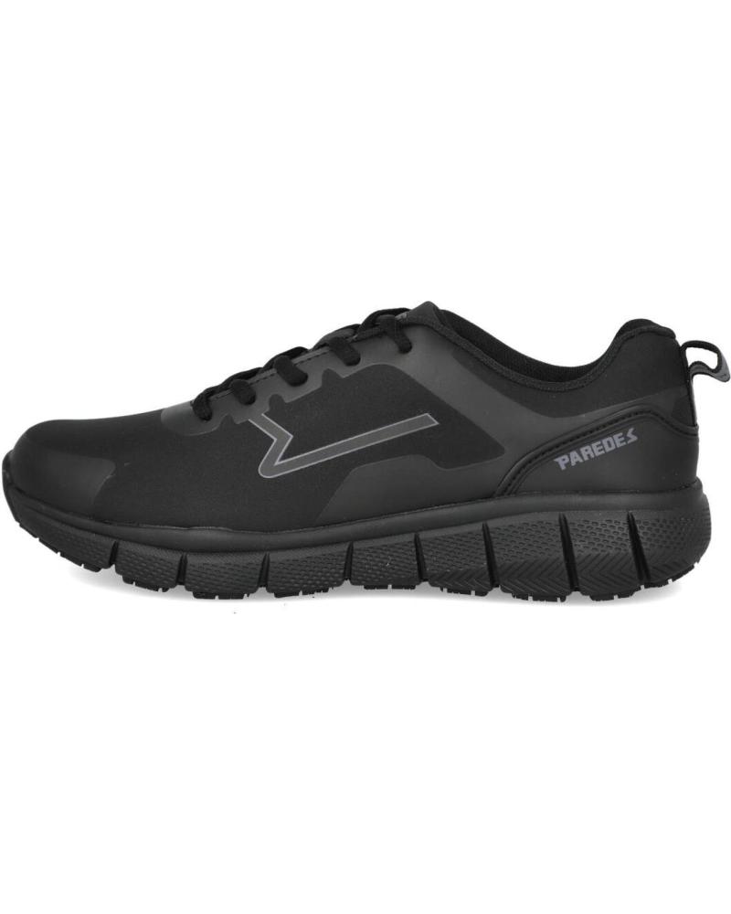 L&R SHOES PAREDES DAKOTA BLACK ANTI-SLIP SNEAKERS FOR WORK AND DAILY USE NEGRO