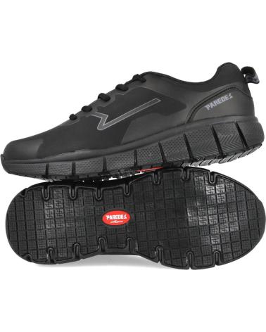 L&R SHOES PAREDES DAKOTA BLACK ANTI-SLIP SNEAKERS FOR WORK AND DAILY USE NEGRO