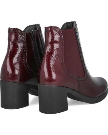 STIVALETTI CON TACCO MEDIO PITILLOS 30103 BORDEAUX BURDEOS