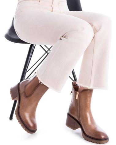 STIVALETTI CON TACCO XTI 144277 BEIGE BEIGE