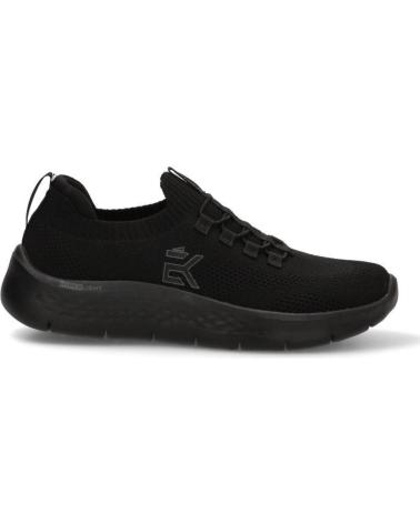 ETIKA 82034 ZAPATILLAS DEPORTIVAS NEGRAS ELÁSTICAS NEGRO