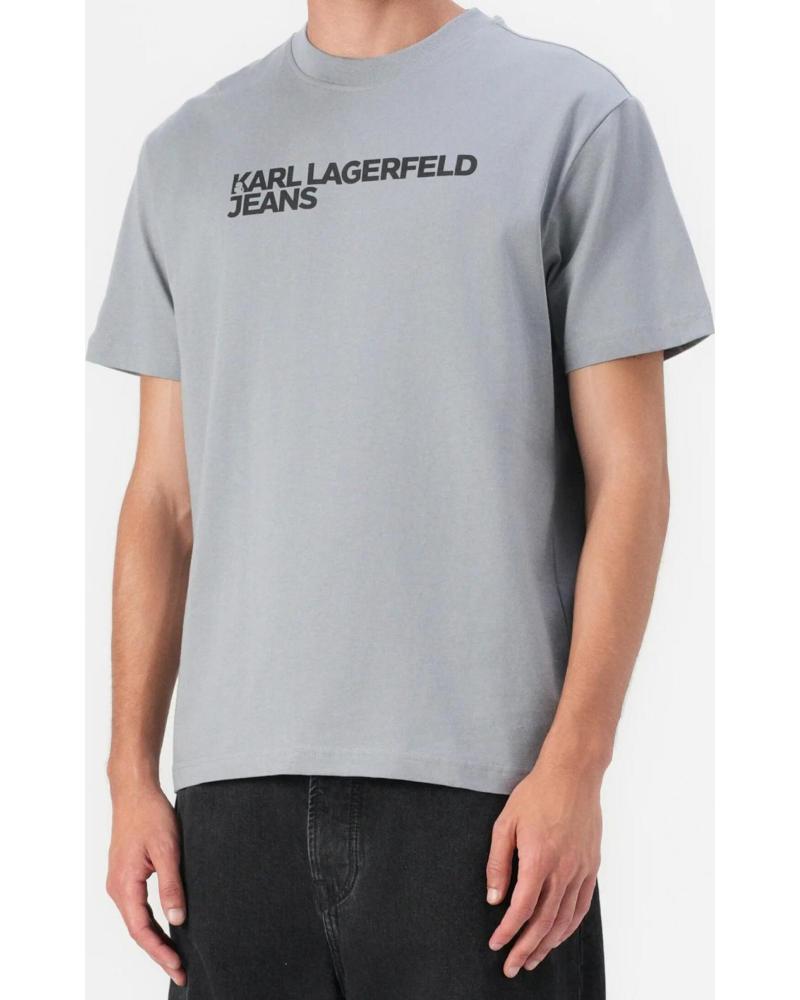 KARL LAGERFELD KLJ REG SS ESSENTIAL TEE GRIS