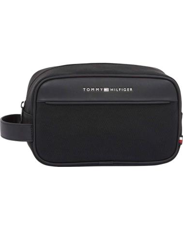 TOMMY HILFIGER TH FOUNDATION WASHBAG NERO NEGRO
