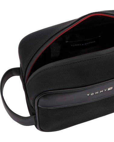 TOMMY HILFIGER TH FOUNDATION WASHBAG NERO NEGRO