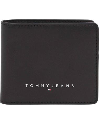 PORTAFOGLIO TOMMY HILFIGER TJM LINEAR CC NERO NEGRO