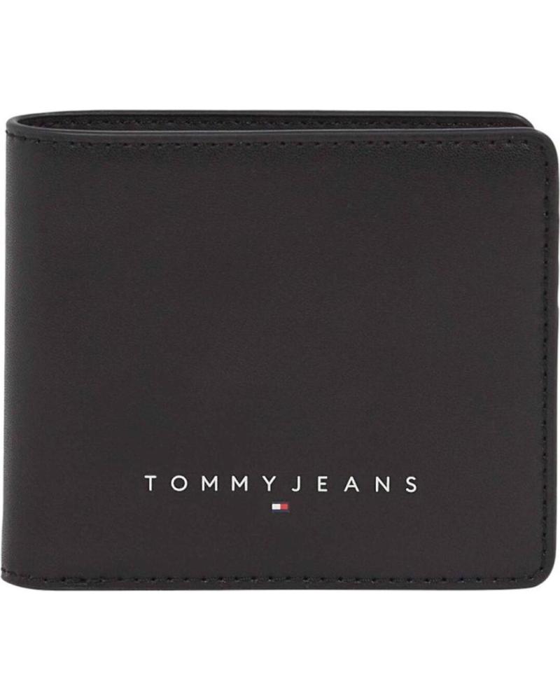 PORTAFOGLIO TOMMY HILFIGER TJM LINEAR CC NERO NEGRO