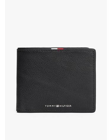 PORTAFOGLIO TOMMY HILFIGER TH CORP CC COIN NERO CON PORTAMONETE NEGRO