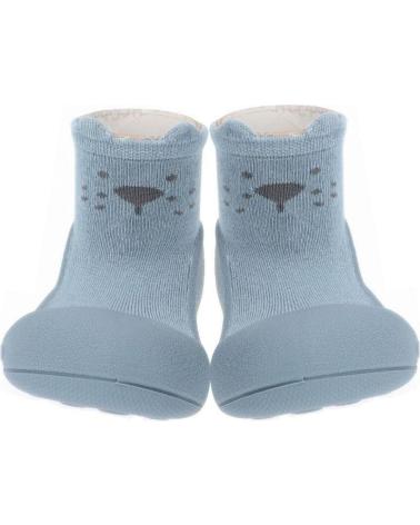 ATTIPAS ANIMALS BLUE AAN010: ERGONOMIC BLUE BABY FIRST STEPS SHOES AZUL