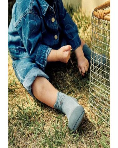 ATTIPAS ANIMALS BLUE AAN010: ERGONOMIC BLUE BABY FIRST STEPS SHOES AZUL