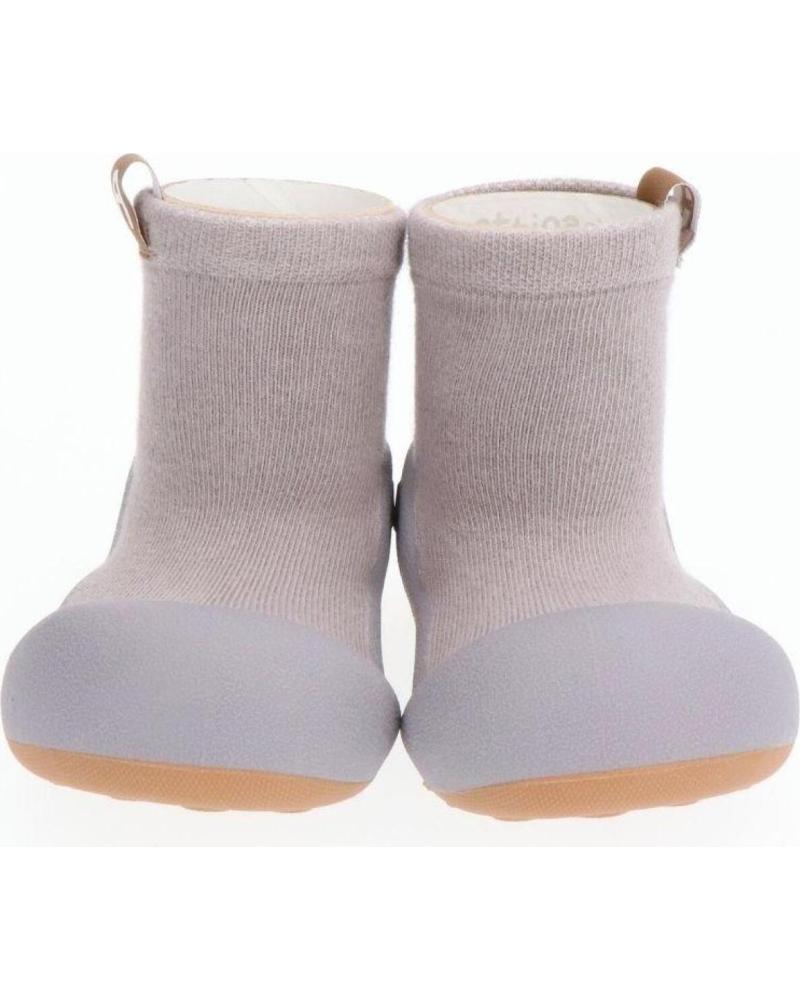 ATTIPAS LABEL GREY ALA0101: CHAUSSURES ERGONOMIQUES GRISES POUR PREMIERS PAS GRIS