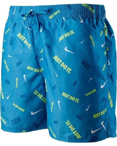 COSTUME DA BAGNO NIKE LOGOFETTI LAP 5 NESSB591 BLU AZUL